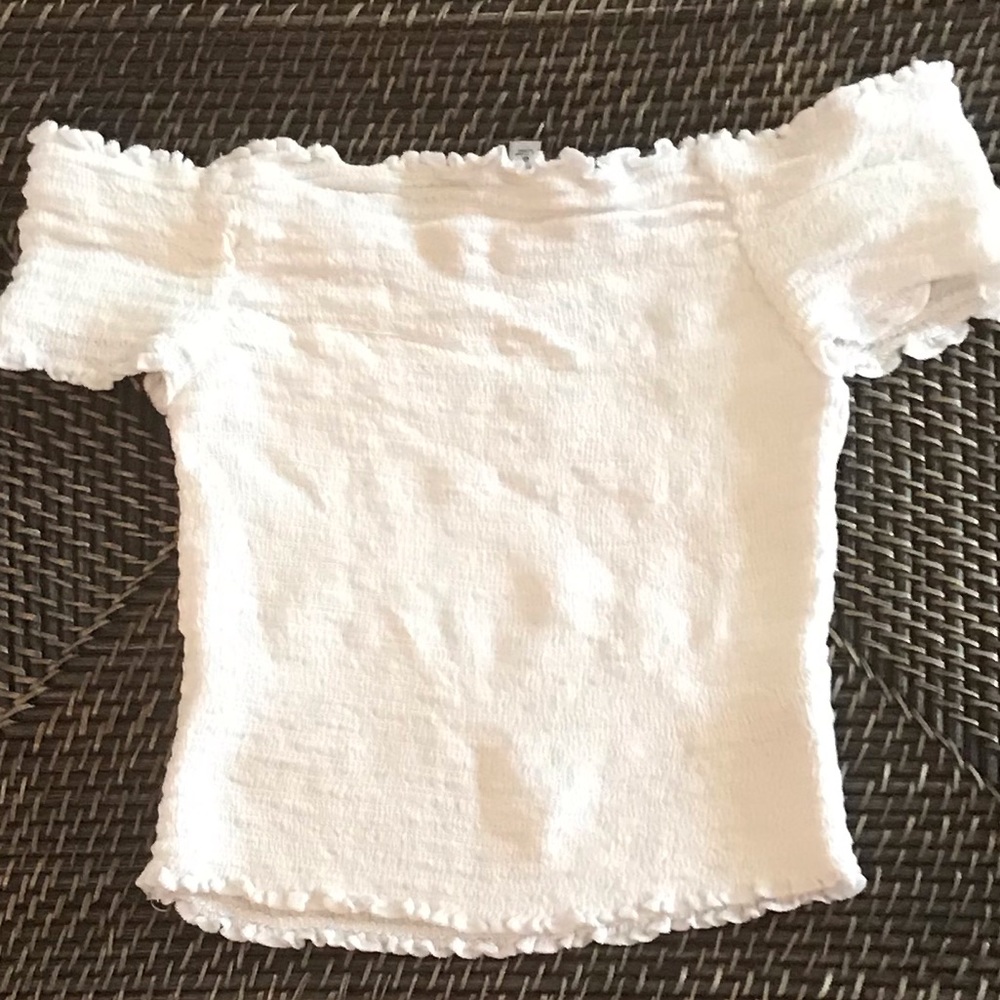🌞 sale white crop top